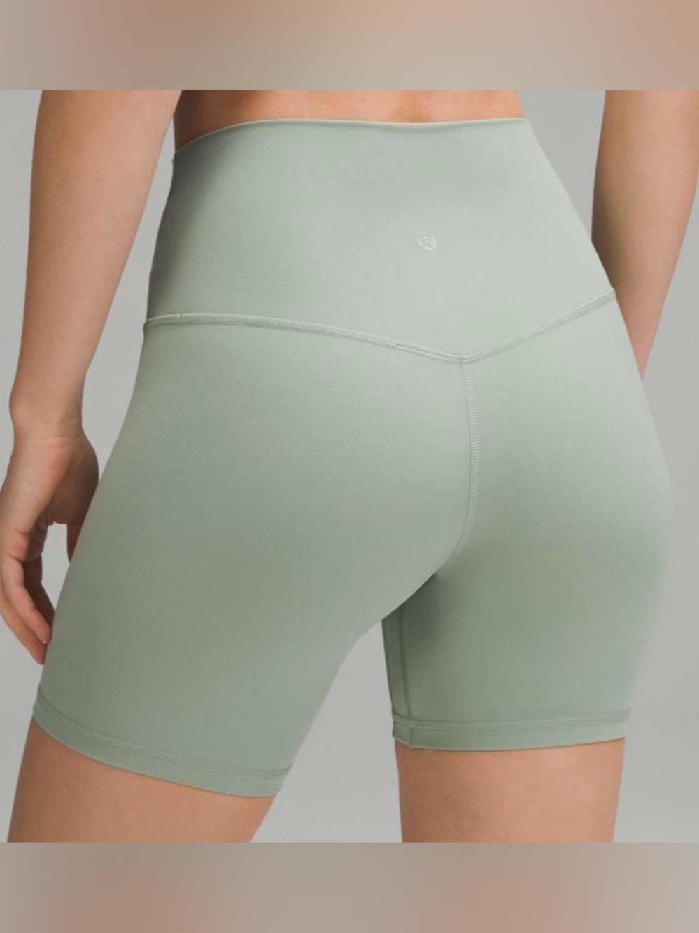 NWT Lululemon Align 6” High Rise Shorts Palm Court Size 4 Nulu Performance - Picture 2 of 12